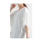 肌に触れるたびひんやり涼しい袖プリーツ接触冷感カットソー レディース ファッション | Sawa a la mode | 詳細画像17