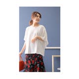肌に触れるたびひんやり涼しい袖プリーツ接触冷感カットソー レディース ファッション | Sawa a la mode | 詳細画像18