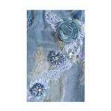ブルーベースの花モチーフテーパードデニム レディースファッション ボトムス | Sawa a la mode | 詳細画像15