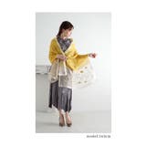 滑らかな艶感で透明感溢れる花刺繍のシアーストール レディース ファッション | Sawa a la mode | 詳細画像30 