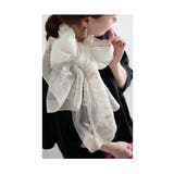 滑らかな艶感で透明感溢れる花刺繍のシアーストール レディース ファッション | Sawa a la mode | 詳細画像36 