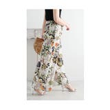 草花咲く大人ナチュラルなコットンワイドパンツ レディース ファッション | Sawa a la mode | 詳細画像3