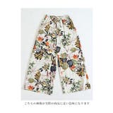 草花咲く大人ナチュラルなコットンワイドパンツ レディース ファッション | Sawa a la mode | 詳細画像5