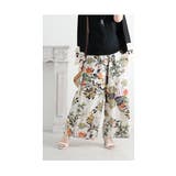 草花咲く大人ナチュラルなコットンワイドパンツ レディース ファッション | Sawa a la mode | 詳細画像19