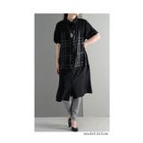 格子模様のチュニックシャツ レディース 羽織り | Sawa a la mode | 詳細画像9 