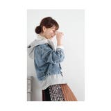 着膨れしないフェイクレイヤードデニムジャケット レディース ファッション | Sawa a la mode | 詳細画像12