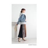 着膨れしないフェイクレイヤードデニムジャケット レディース ファッション | Sawa a la mode | 詳細画像17