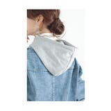 着膨れしないフェイクレイヤードデニムジャケット レディース ファッション | Sawa a la mode | 詳細画像20