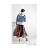 着膨れしないフェイクレイヤードデニムジャケット レディース ファッション | Sawa a la mode | 詳細画像23