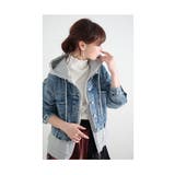 着膨れしないフェイクレイヤードデニムジャケット レディース ファッション | Sawa a la mode | 詳細画像24