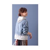 着膨れしないフェイクレイヤードデニムジャケット レディース ファッション | Sawa a la mode | 詳細画像27