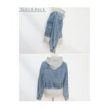 着膨れしないフェイクレイヤードデニムジャケット レディース ファッション | Sawa a la mode | 詳細画像31