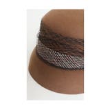 チュールネット付きレトロなリボンウールハット レディース ファッション | Sawa a la mode | 詳細画像8 