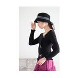 チュールネット付きレトロなリボンウールハット レディース ファッション | Sawa a la mode | 詳細画像23 