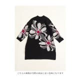 モードな配色に心奪われる日本製花柄ニットチュニック レディース ファッション | Sawa a la mode | 詳細画像21 