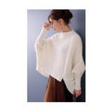 ふわっと浮き上がる雲のようなドルマンニットトップス レディース ファッション | Sawa a la mode | 詳細画像15 