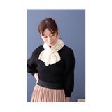 首元に輝きを与える日本製ラメ入りニットマフラー レディース ファッション | Sawa a la mode | 詳細画像9