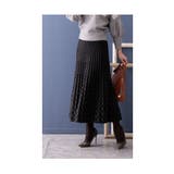体型を拾わないモダンな和柄プリーツニットスカート レディース ファッション | Sawa a la mode | 詳細画像11 