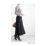 体型を拾わないモダンな和柄プリーツニットスカート レディース ファッション | Sawa a la mode | 詳細画像16 