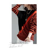 着痩せの魔法日本製変形ボーダーニット レディース セーター | Sawa a la mode | 詳細画像3