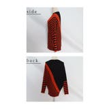 着痩せの魔法日本製変形ボーダーニット レディース セーター | Sawa a la mode | 詳細画像34