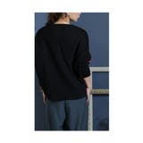 日本製魔法の着痩せ配色長袖ドルマンニット レディース セーター | Sawa a la mode | 詳細画像13