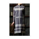 タータンチェックニットワンピース レディースファッション チュニック | Sawa a la mode | 詳細画像15 