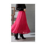 シフォンなのに暖かい裏フリースプリーツスカート レディース ファッション | Sawa a la mode | 詳細画像19