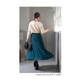 シフォンなのに暖かい裏フリースプリーツスカート レディース ファッション | Sawa a la mode | 詳細画像38