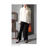 圧倒的美脚。スリット入りフレアパンツ レディース ボトムス | Sawa a la mode | 詳細画像15