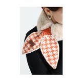 思わず触れたくなるふわふわ千鳥格子柄ニットファーマフラー レディース ファッション | Sawa a la mode | 詳細画像6