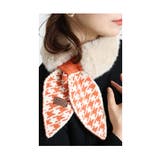 思わず触れたくなるふわふわ千鳥格子柄ニットファーマフラー レディース ファッション | Sawa a la mode | 詳細画像11