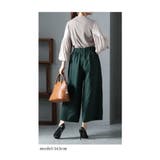 リボンデザインのアンクルワイドパンツ レディース ファッション | Sawa a la mode | 詳細画像7 