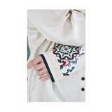 手元を彩るオリエンタル刺繍のサテンボウタイシャツ レディース ファッション | Sawa a la mode | 詳細画像6 