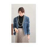 毎日着たいエンボス加工のノーカラージャケット レディース ファッション | Sawa a la mode | 詳細画像7