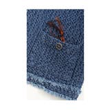 毎日着たいエンボス加工のノーカラージャケット レディース ファッション | Sawa a la mode | 詳細画像12
