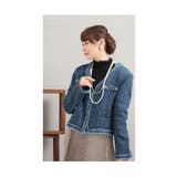 毎日着たいエンボス加工のノーカラージャケット レディース ファッション | Sawa a la mode | 詳細画像13