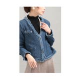 毎日着たいエンボス加工のノーカラージャケット レディース ファッション | Sawa a la mode | 詳細画像19