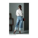 こだわり光る裾切替えデニムパンツ レディース パンツ | Sawa a la mode | 詳細画像7