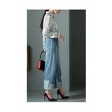 こだわり光る裾切替えデニムパンツ レディース パンツ | Sawa a la mode | 詳細画像9