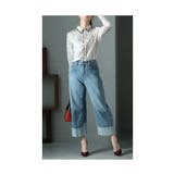 こだわり光る裾切替えデニムパンツ レディース パンツ | Sawa a la mode | 詳細画像19