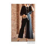 ふわっと靡くシフォンのケープスリーブパンツドレス レディース ファッション | Sawa a la mode | 詳細画像3