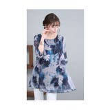 風に舞う透け感を纏う水墨の花シアーチュニック レディース ファッション | Sawa a la mode | 詳細画像13