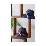 薔薇のコサージュが咲くバイカラー日除け帽子 レディース ファッション | Sawa a la mode | 詳細画像2