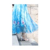 花びらが浮かび上がる水彩フレアスカート レディース ファッション | Sawa a la mode | 詳細画像14