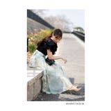 花びらが浮かび上がる水彩フレアスカート レディース ファッション | Sawa a la mode | 詳細画像22