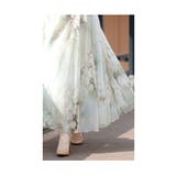 花びらが浮かび上がる水彩フレアスカート レディース ファッション | Sawa a la mode | 詳細画像23