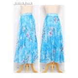 花びらが浮かび上がる水彩フレアスカート レディース ファッション | Sawa a la mode | 詳細画像31