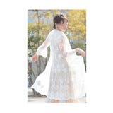 涼しげな純白ベールに包まれる上品ロングカーディガン レディース ファッション | Sawa a la mode | 詳細画像9