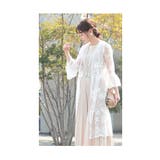 涼しげな純白ベールに包まれる上品ロングカーディガン レディース ファッション | Sawa a la mode | 詳細画像19